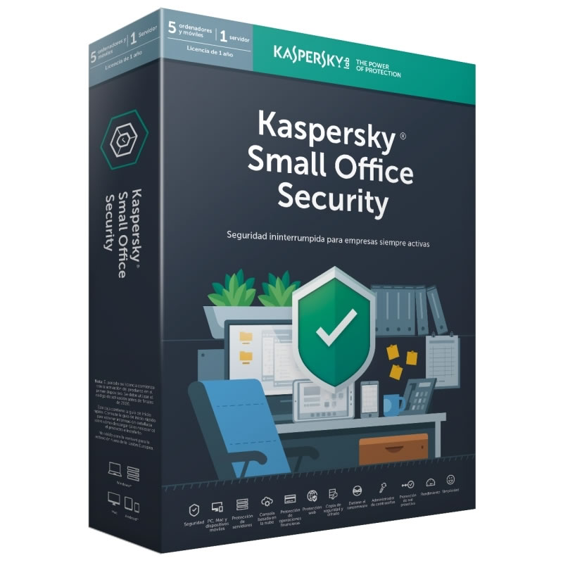 Kaspersky Small Office Security 2019 5 Lic 1 Servidor